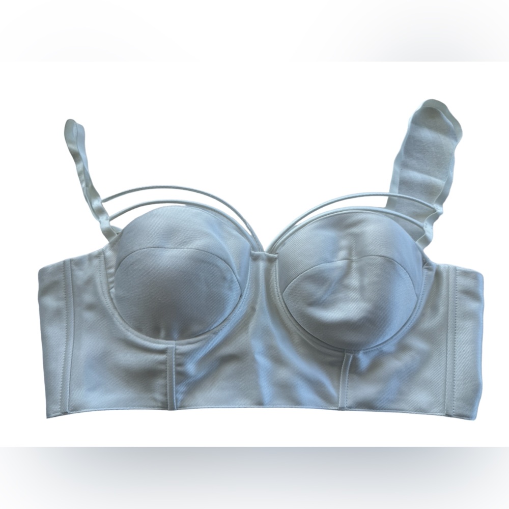 Misha Collection Agata Corset Pearl White